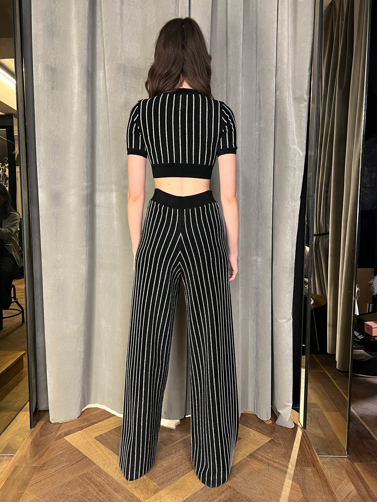 Mausi Cropped Cardigan Women Black