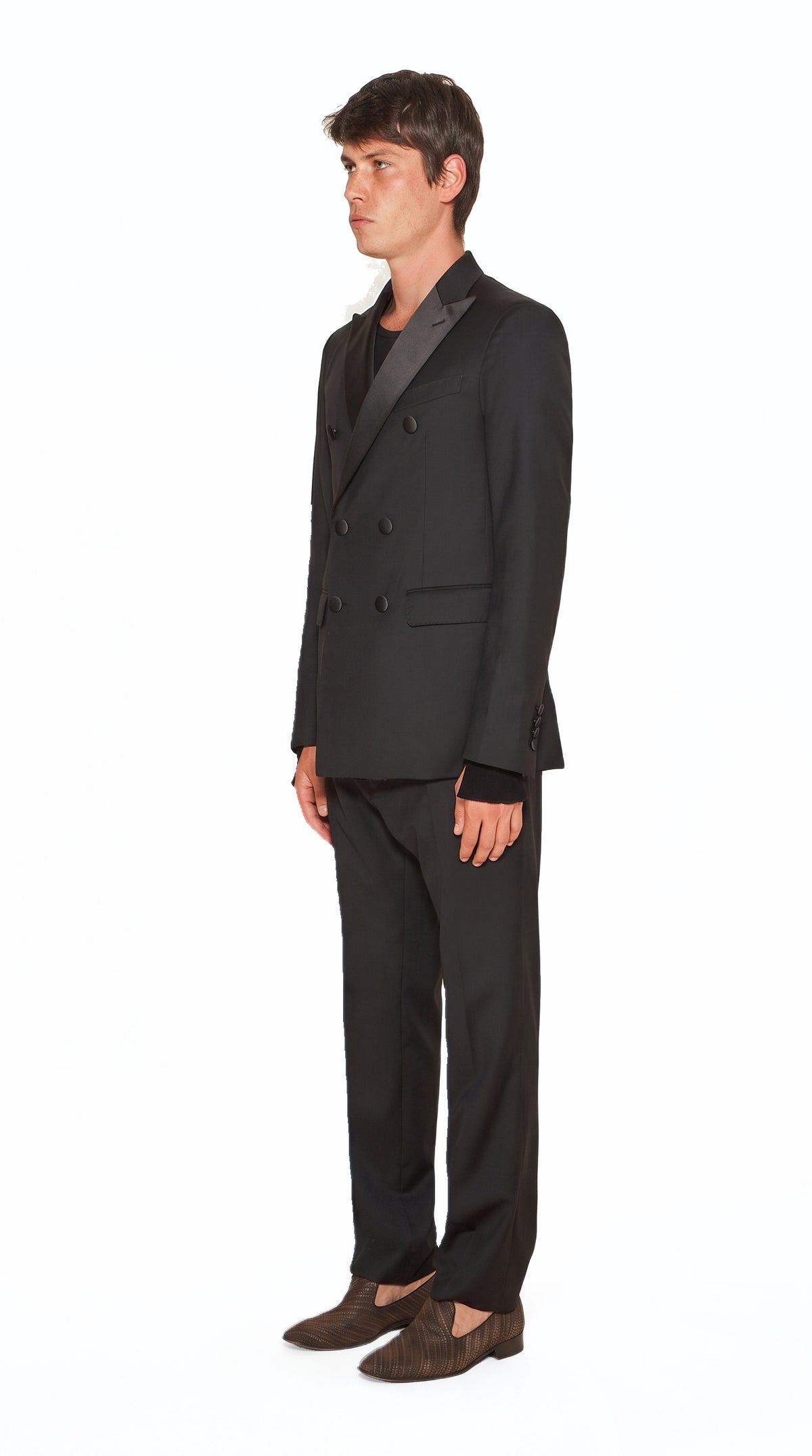 Michael Evening Jacket Black Men, side view – POAN
