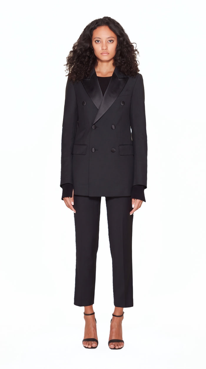Michael Evening Jacket Black Women, front view – POAN