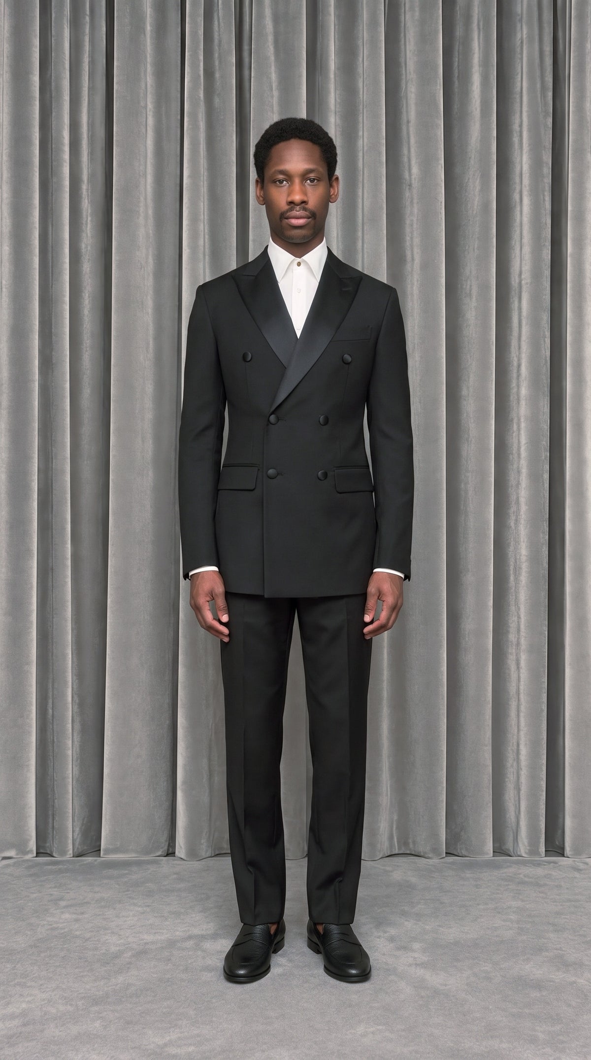 Michael Evening Jacket Black – model front