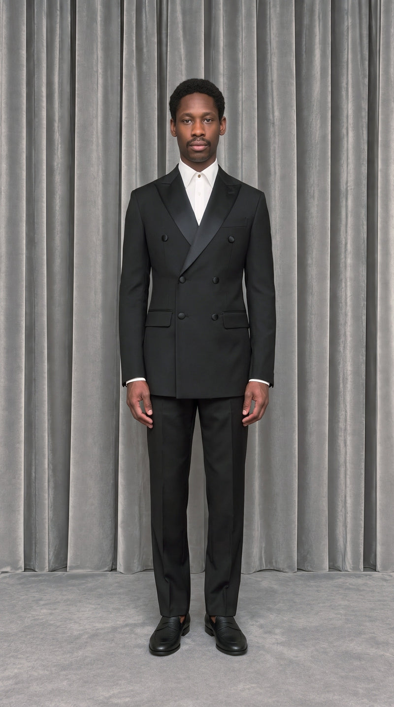 Michael Evening Jacket Black – model front