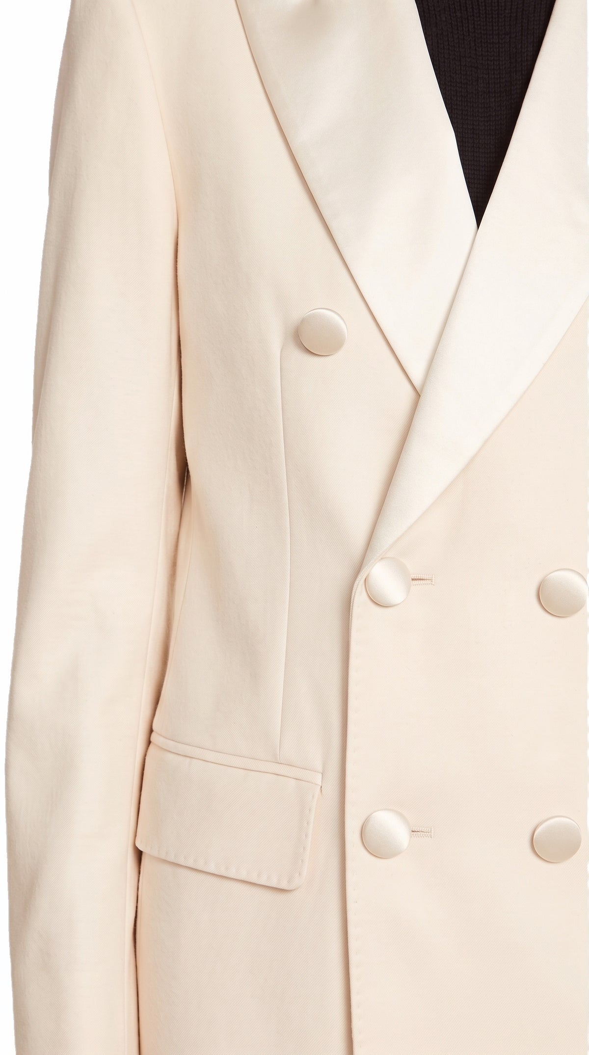 Michael Evening Jacket Ivory Women, detail – POAN