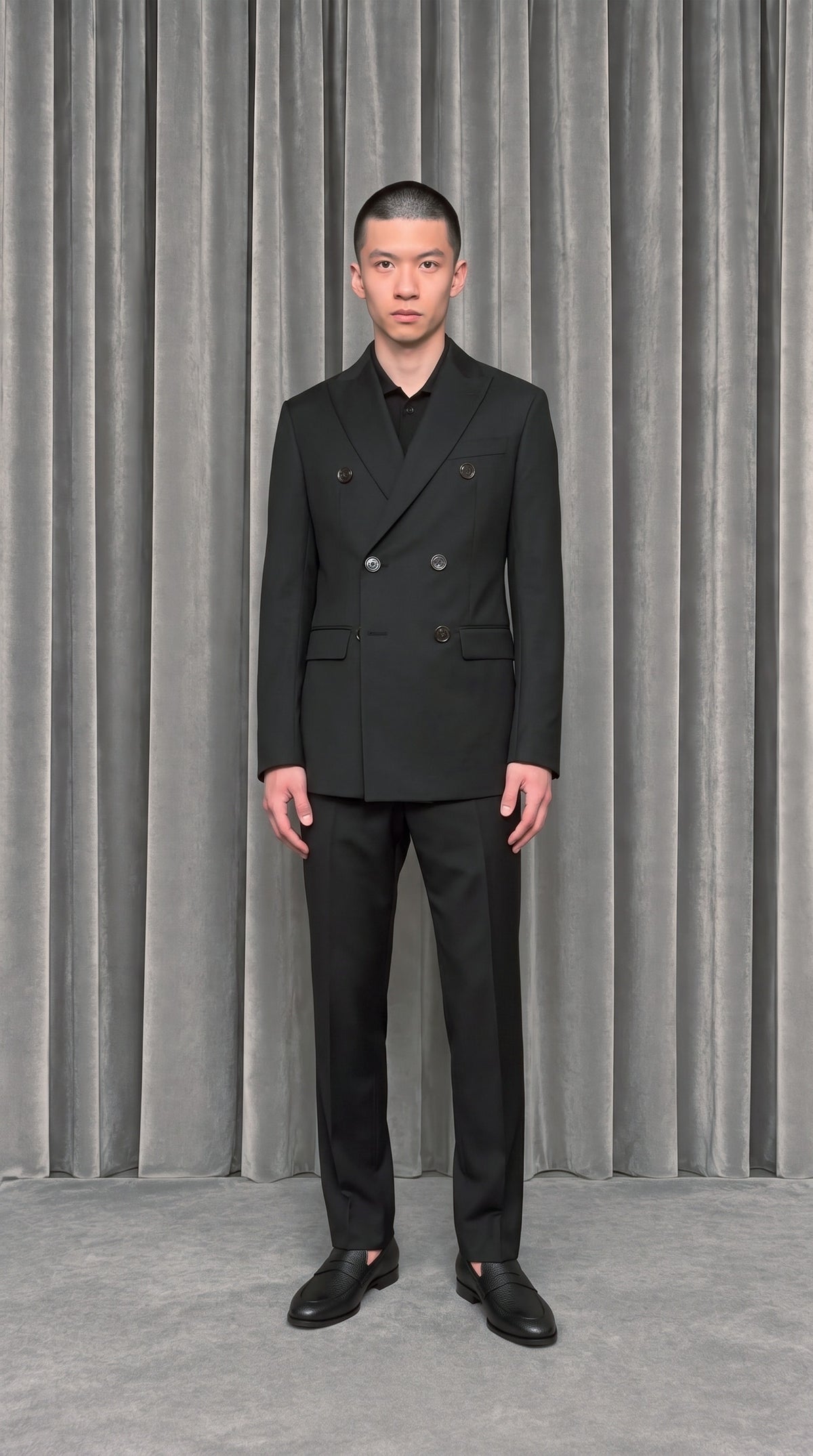 Michael Jacket Black – model front