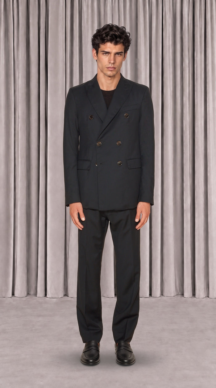 Michael Jacket Men Black, front view – POAN