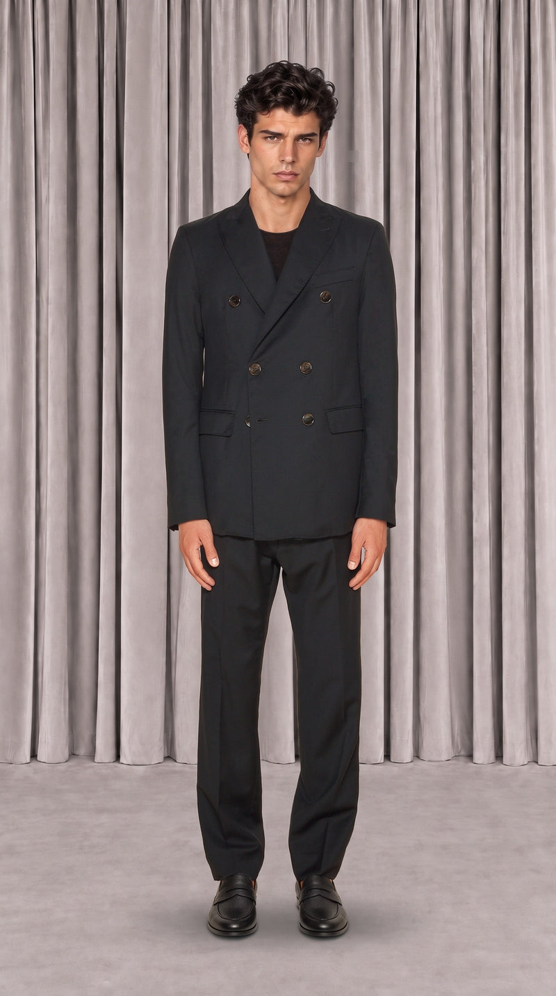Michael Jacket Men Black, front view – POAN
