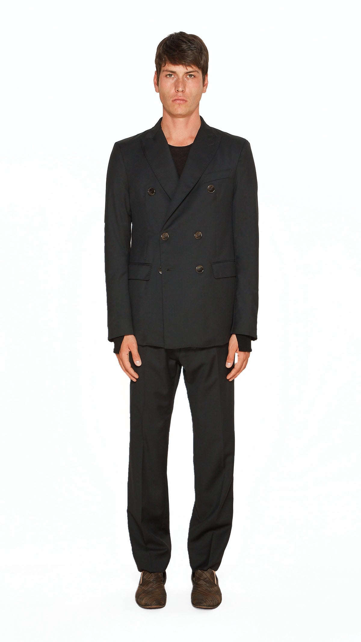 Michael Jacket Men Black, front view – POAN