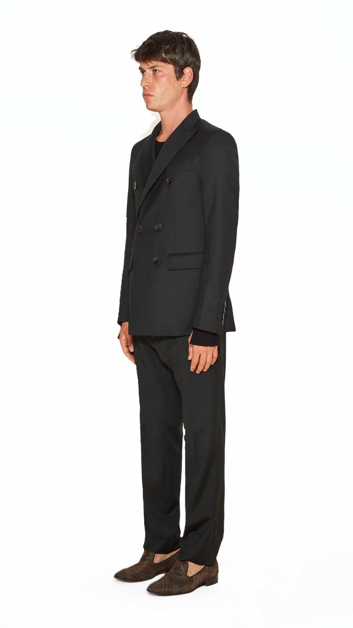 Michael Jacket Men Black, side view – POAN