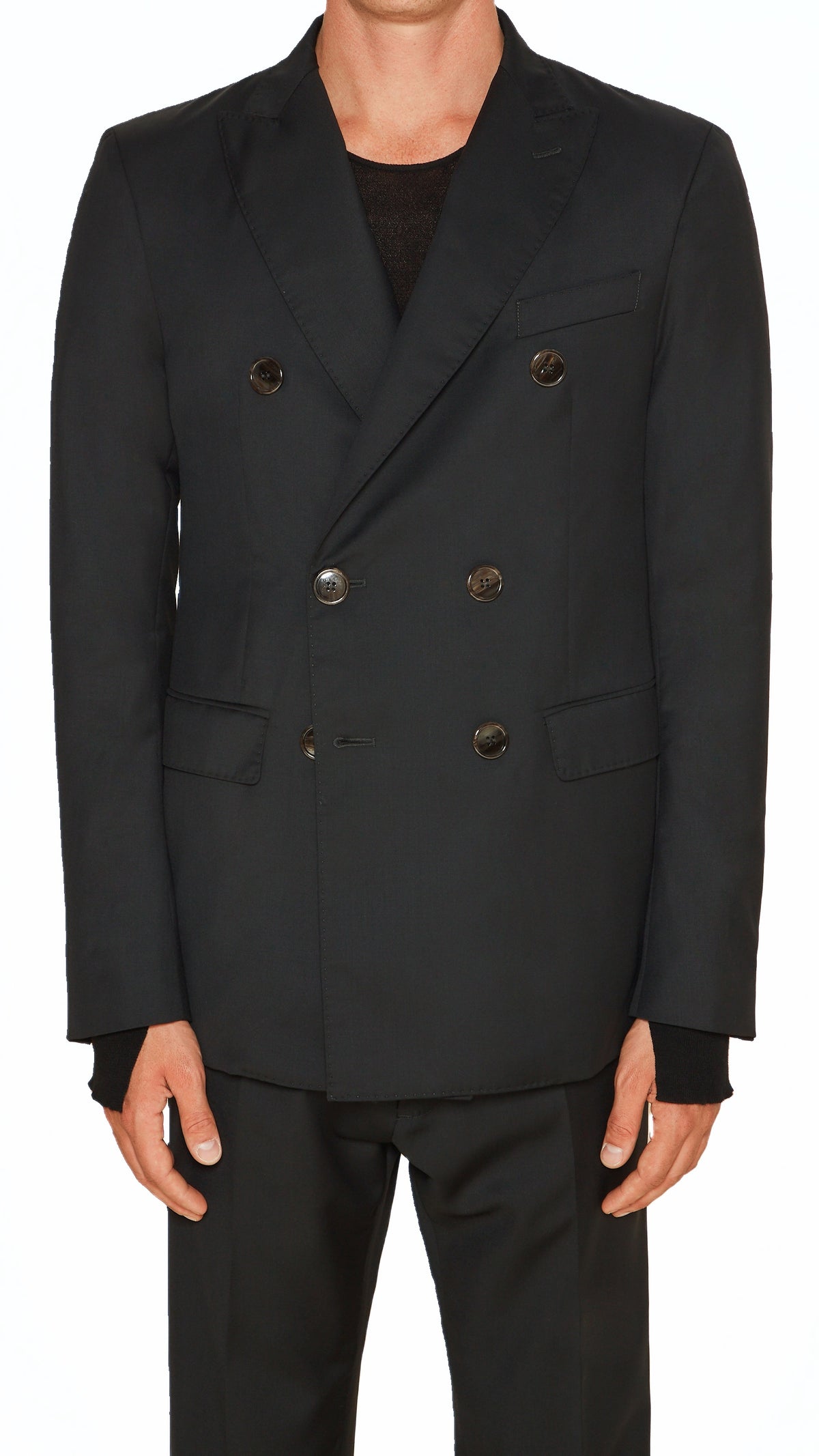 Michael Jacket Men Black, detail – POAN