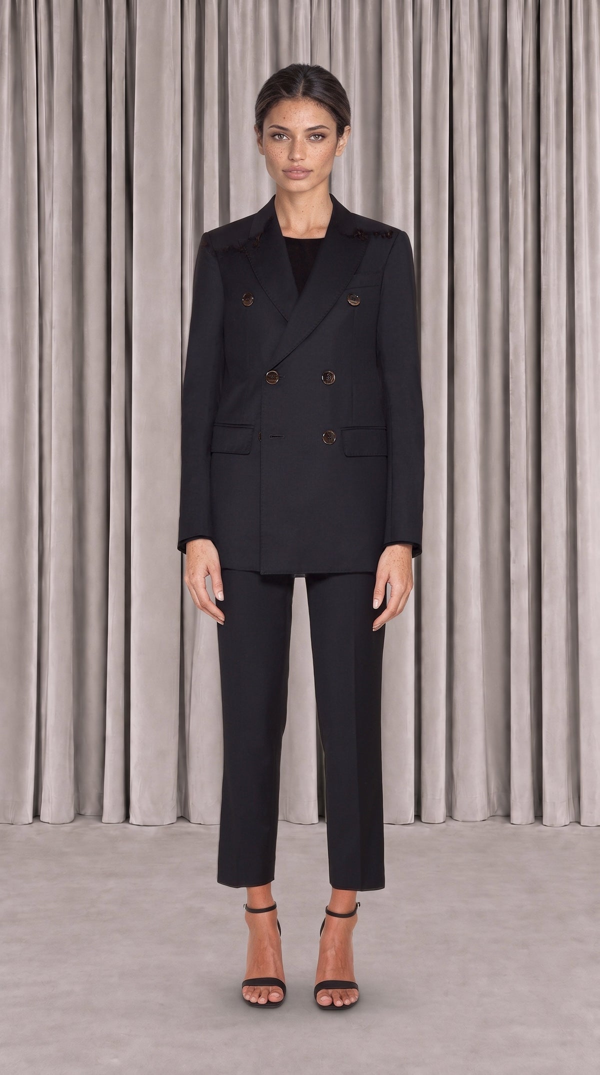Michael Jacket Women Black, front view – POAN