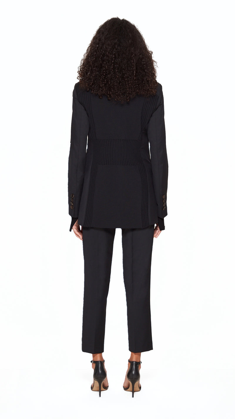 Michael Jacket Women Black, back view – POAN