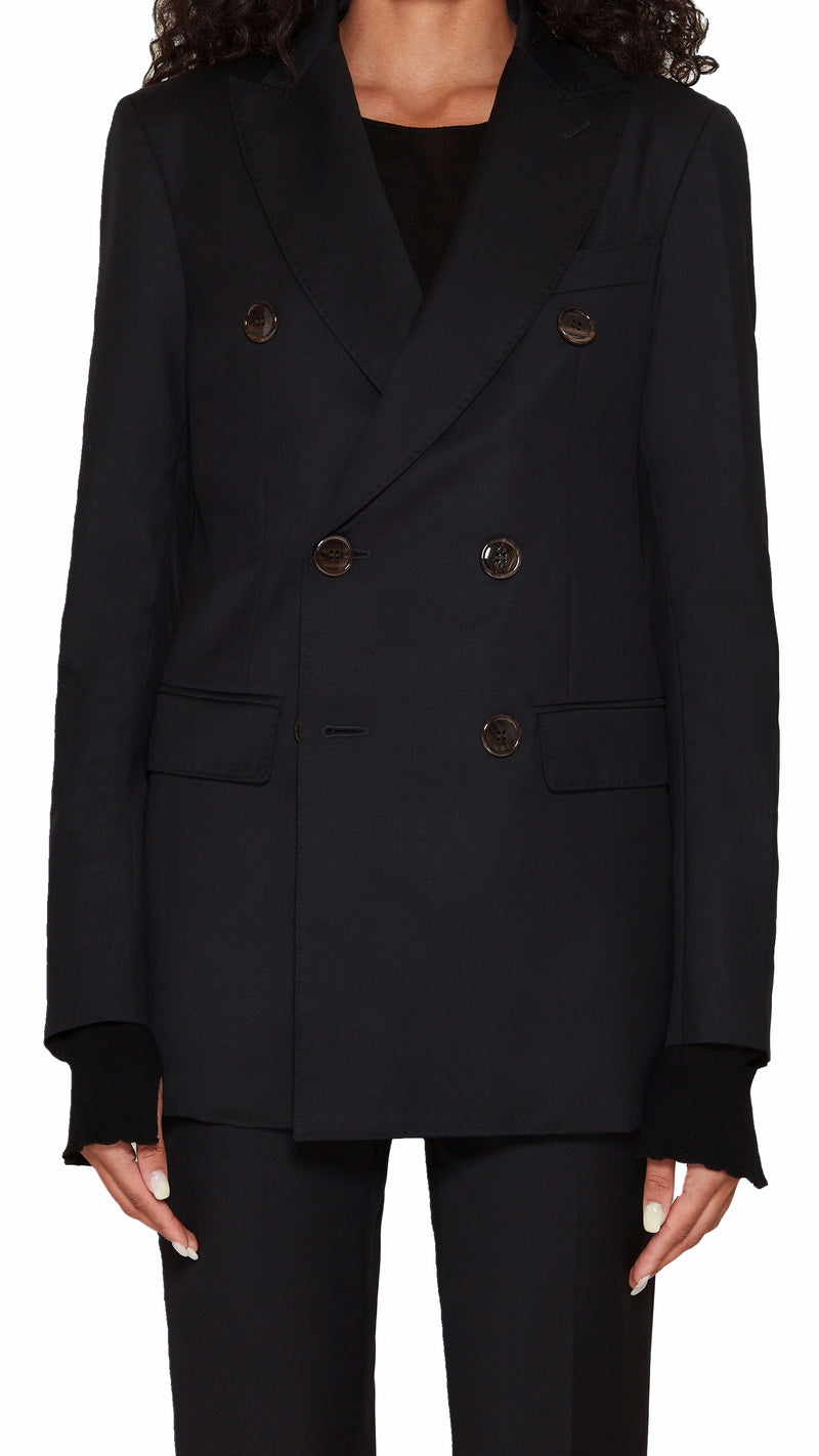 Michael Jacket Women Black, detail – POAN