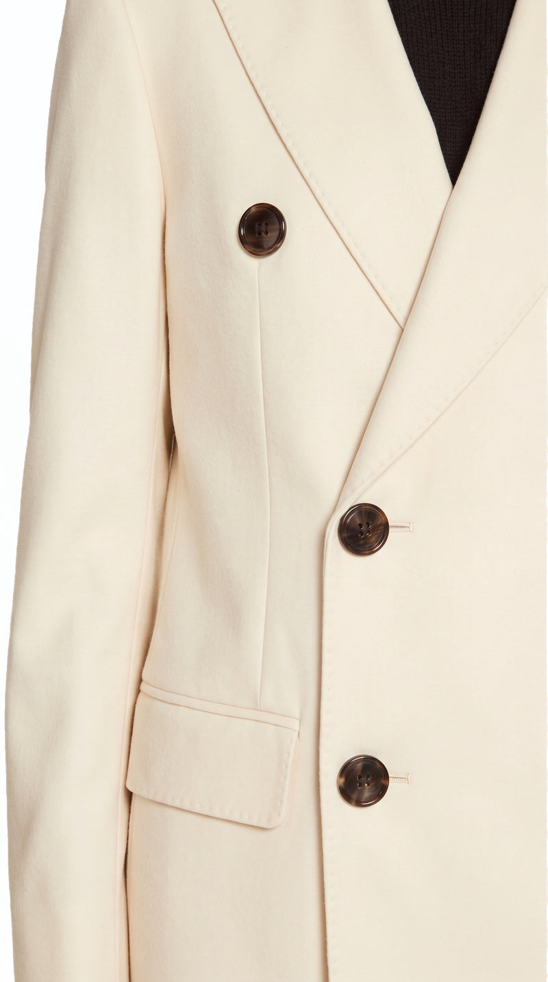 Michael Jacket Women Ivory, detail – POAN