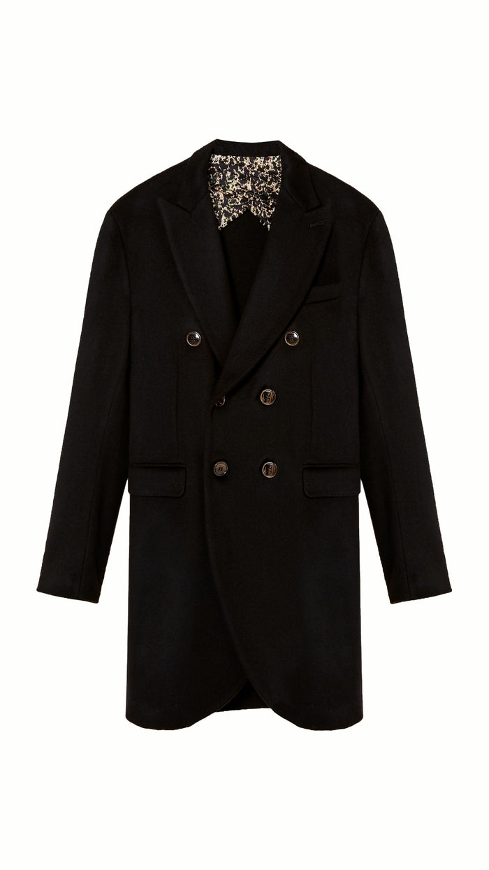 Michael Melton Overcoat Men Black, product – POAN