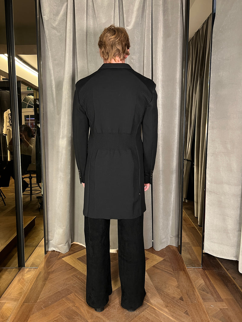 Michael Melton Overcoat Men Black