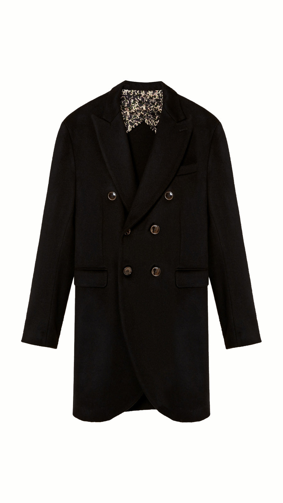 Michael Melton Overcoat Women Black, product – POAN