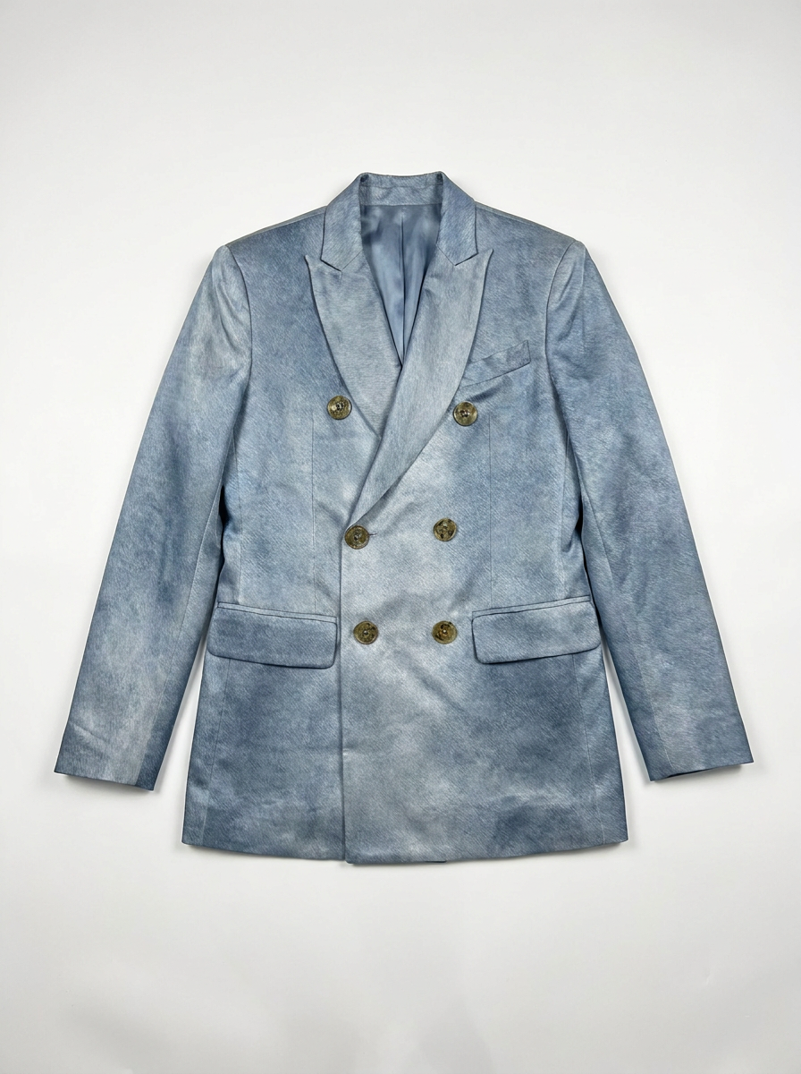 Michael Jacket Men Silk Denim