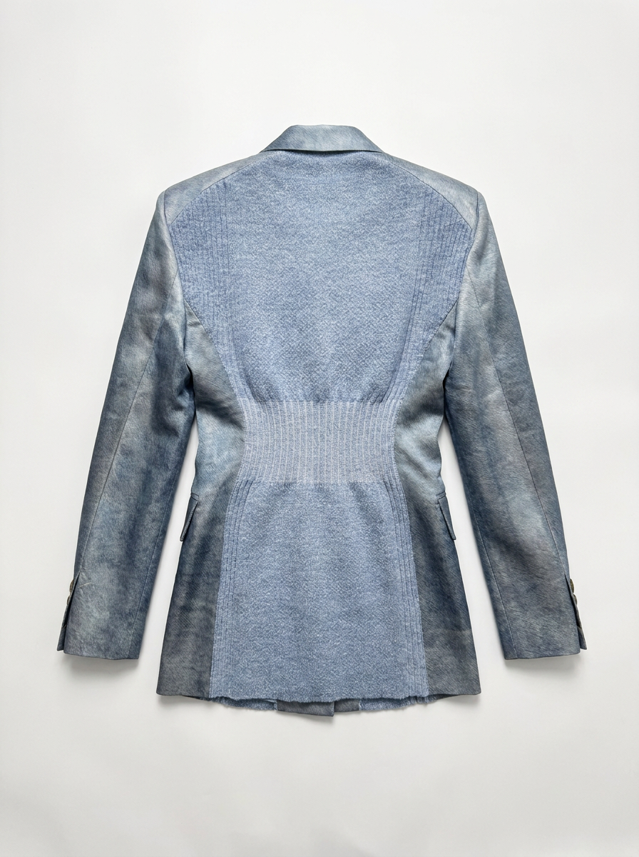 Michael Jacket Men Silk Denim