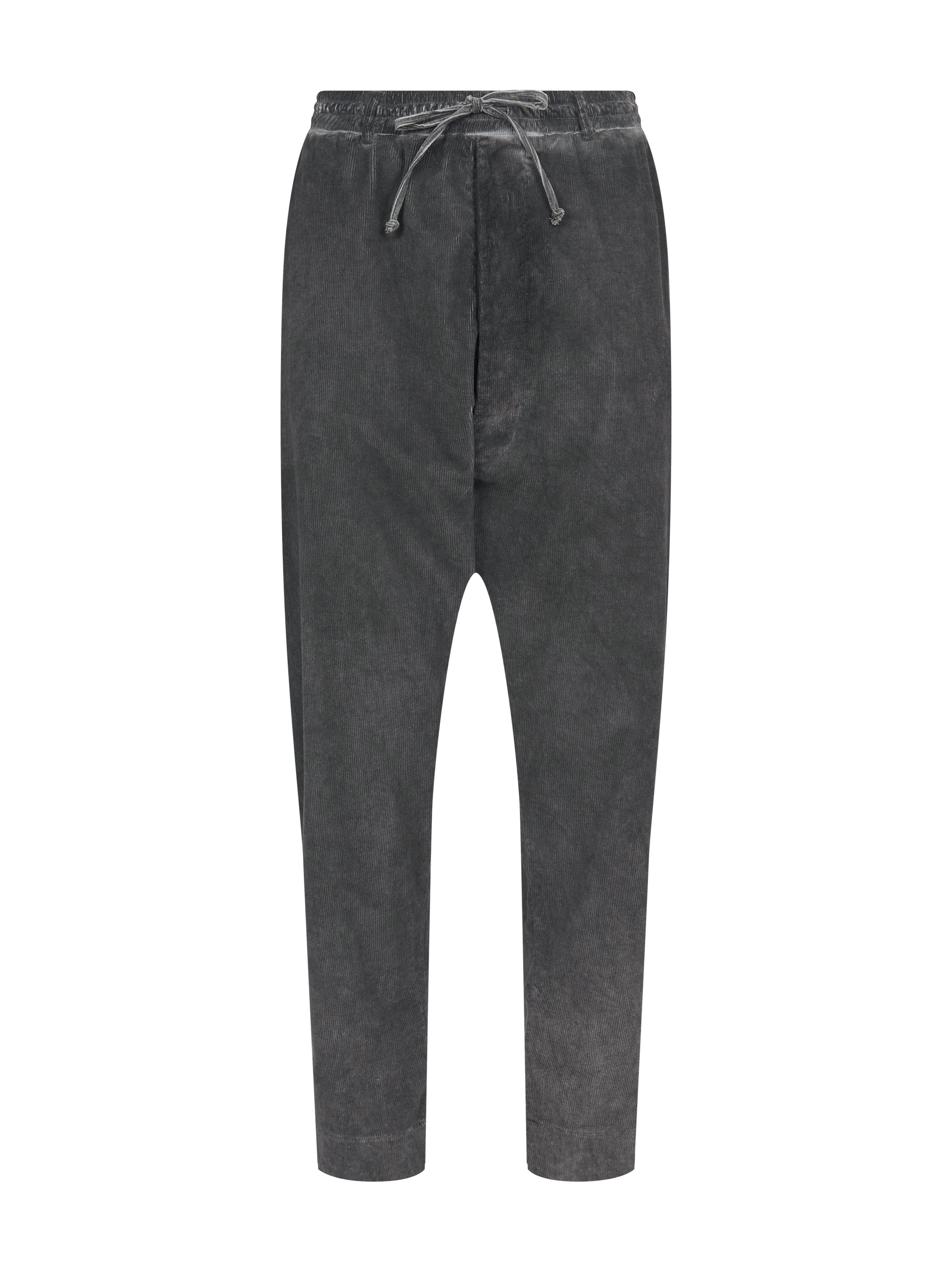 Fender Drop Crotch Corduroy Trousers Black
