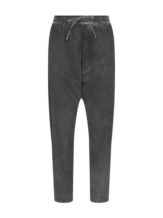 Fender Drop Crotch Corduroy Trousers Black