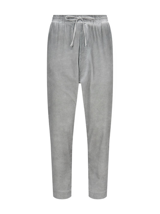 Fender Drop Crotch Corduroy Trousers Grey