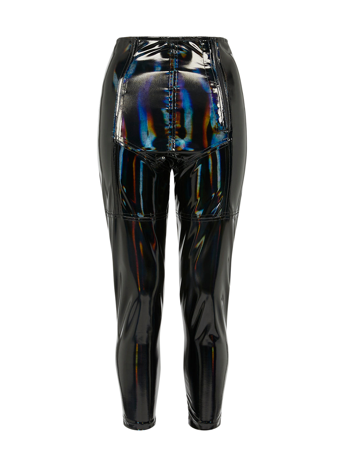 Ghada PVC Leggings Black