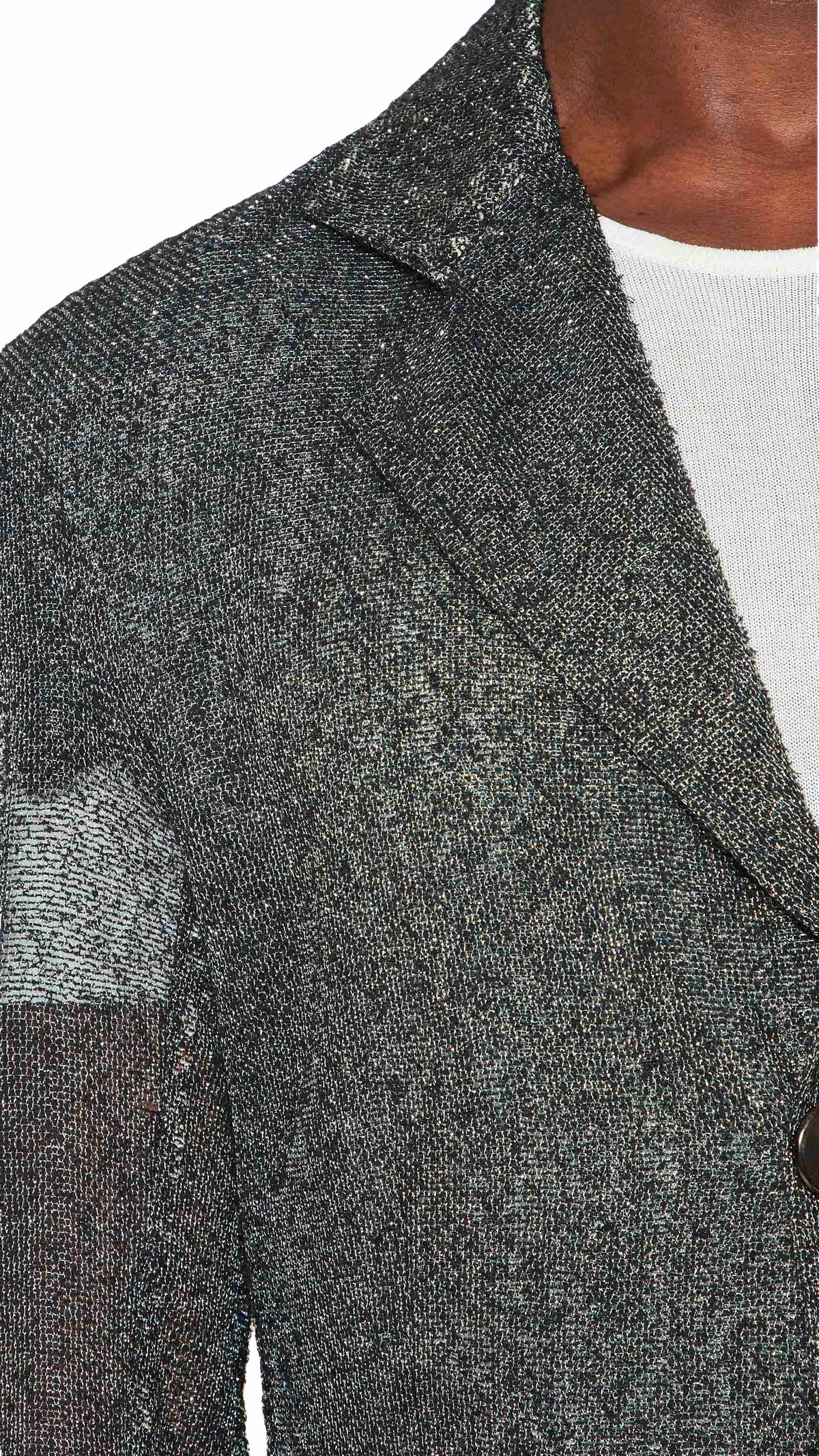 Nicholas Jacket Men Black, detail – POAN