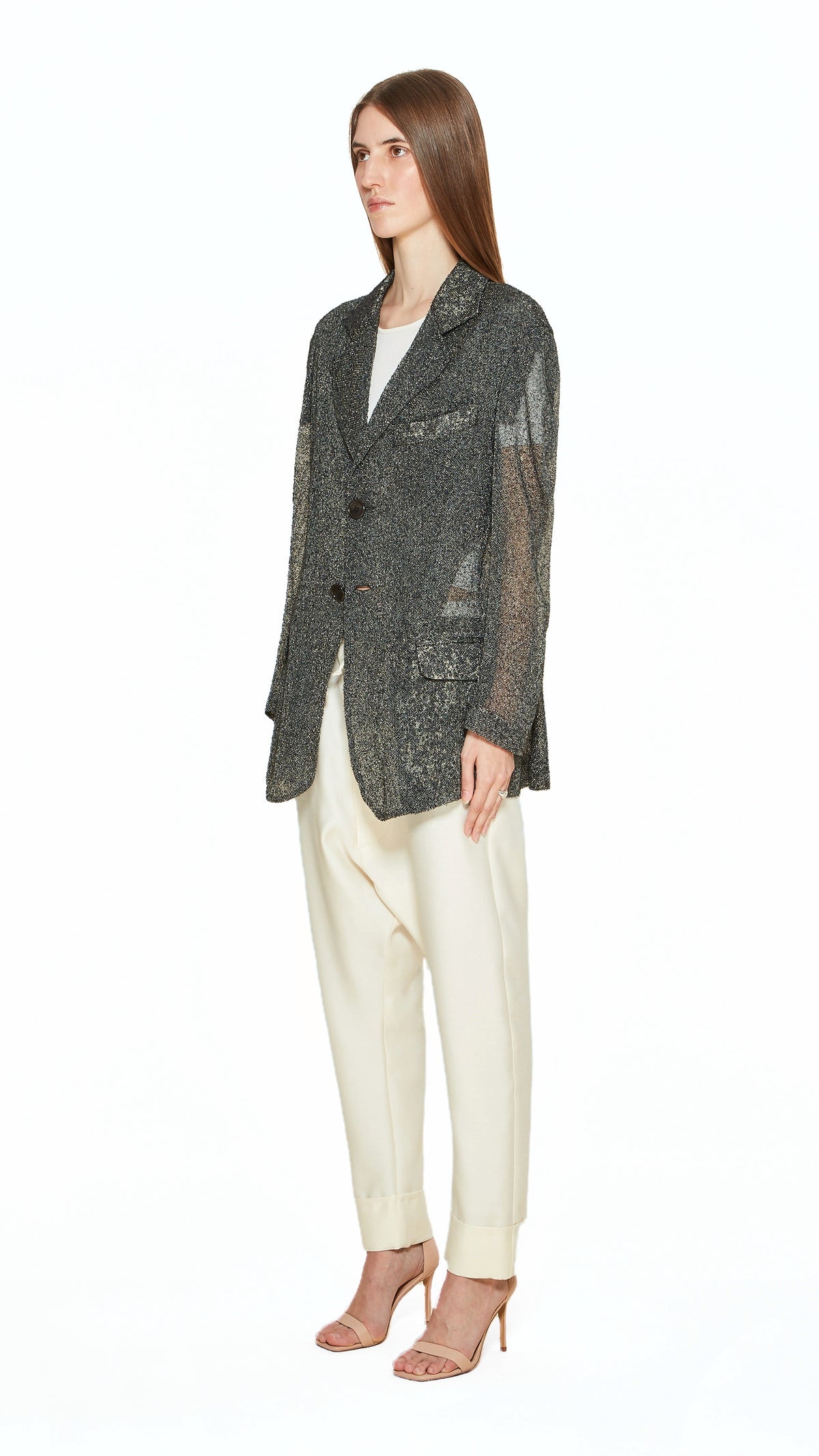 Nicholas Jacket Women Black, side view – POAN
