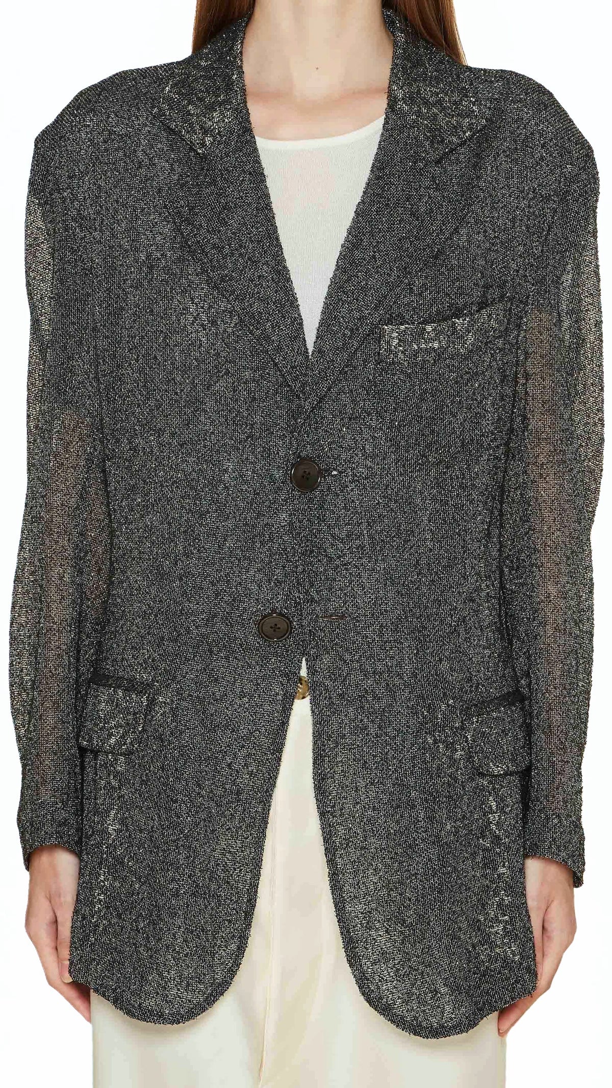 Nicholas Jacket Women Black, detail – POAN