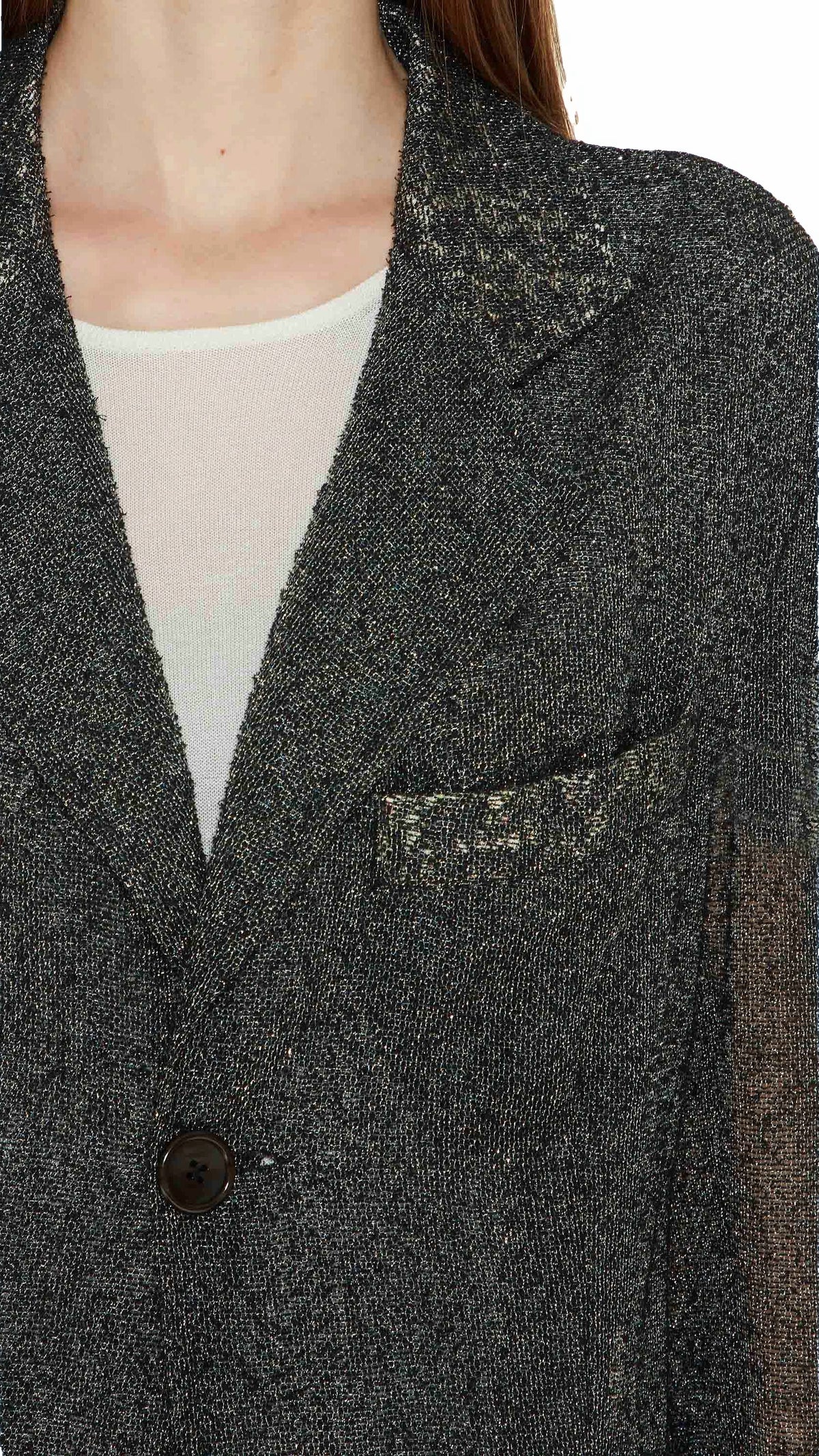 Nicholas Jacket Women Black, detail – POAN
