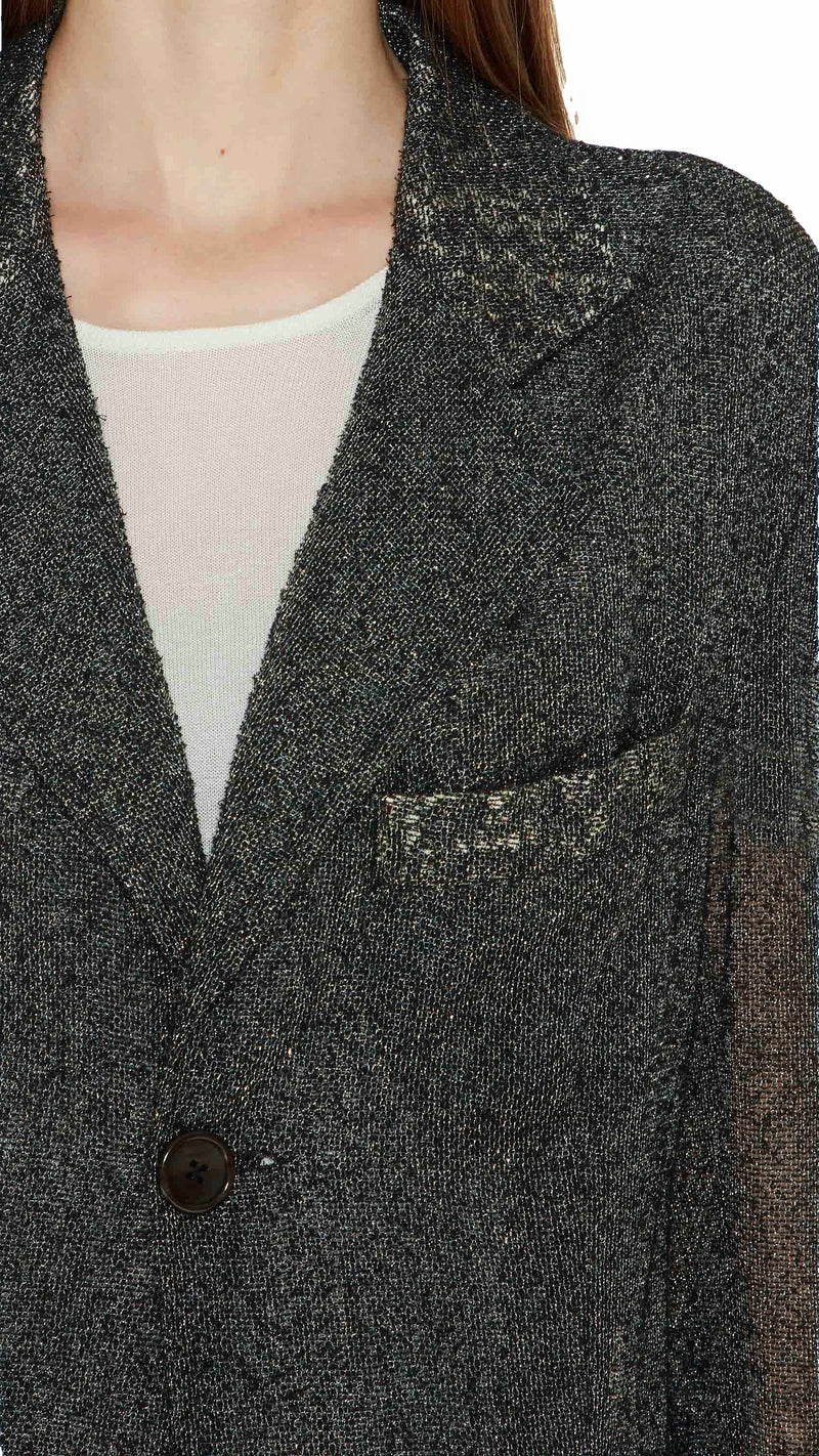 Nicholas Jacket Women Black, detail – POAN