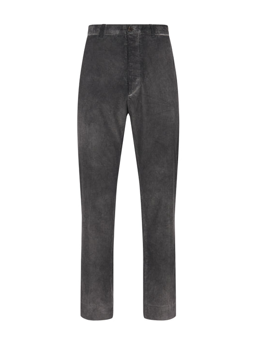 Prince Corduroy Trousers Black