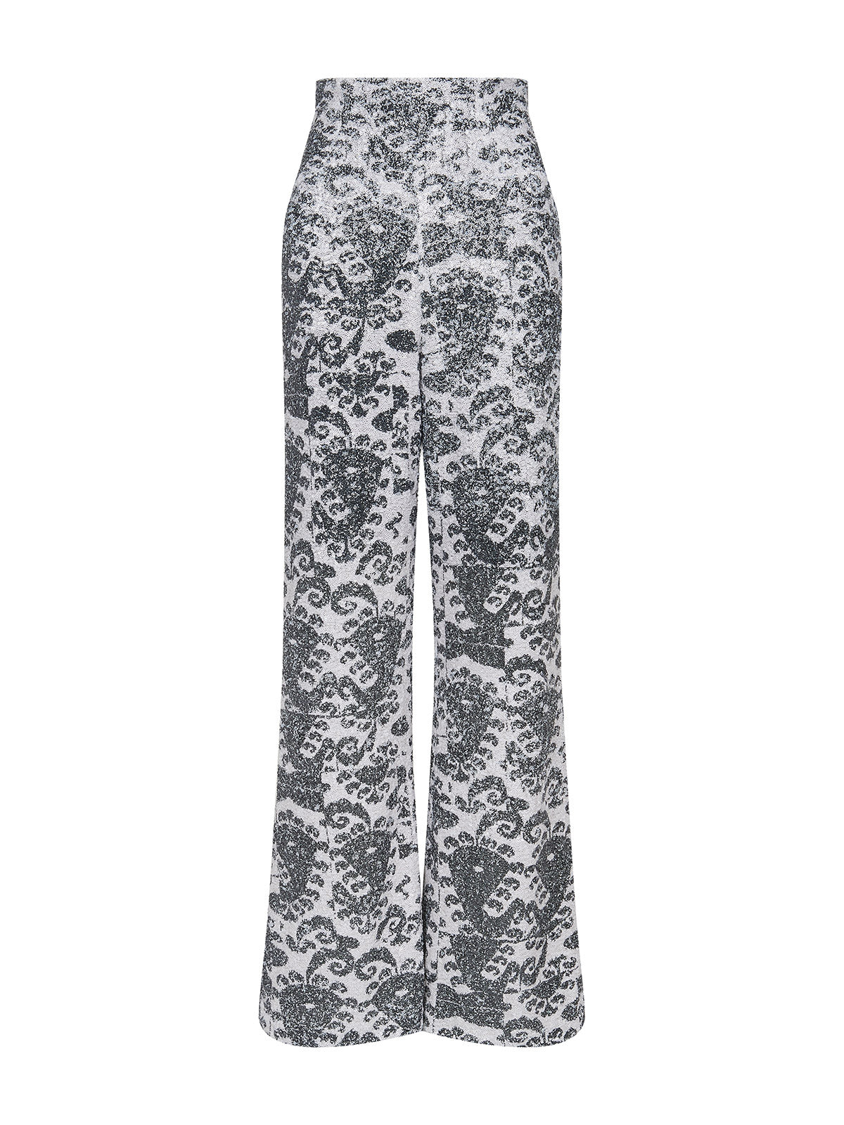 Maude Sequins Palazzo Trousers Black