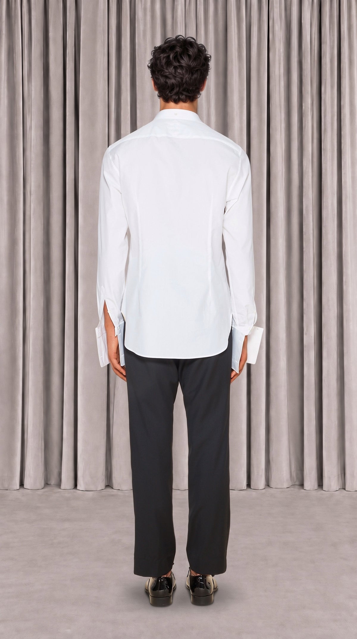 Palladio Shirt Men White, back view – POAN