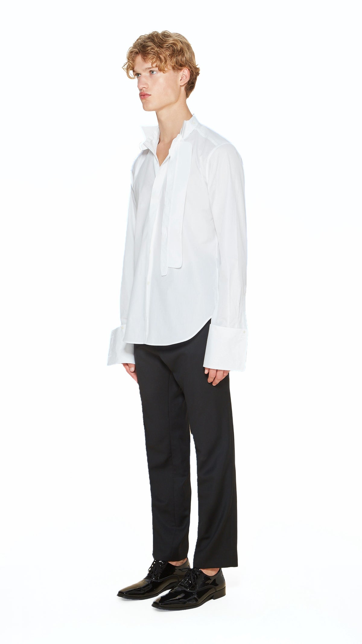 Palladio Shirt Men White, side view – POAN