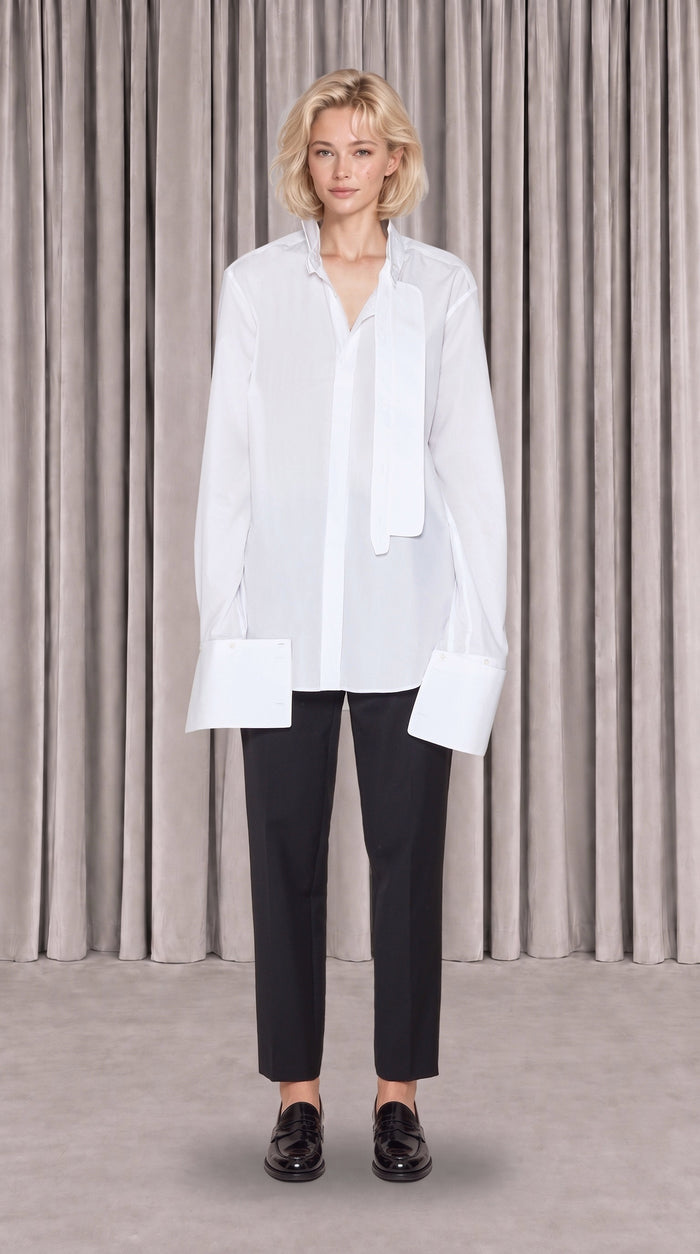 Palladio Shirt Women White, front view – POAN