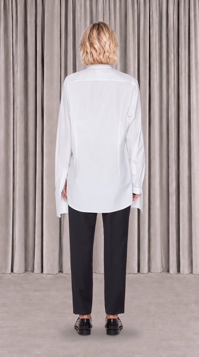 Palladio Shirt Women White, back view – POAN