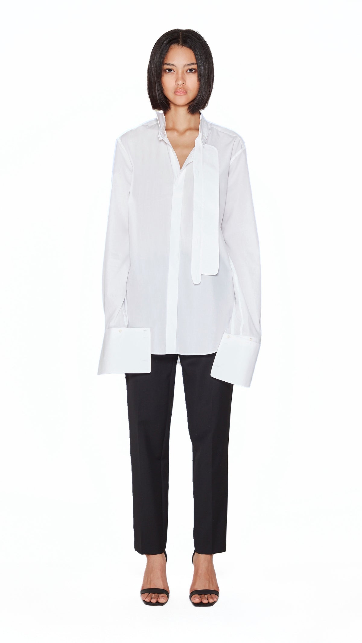 Palladio Shirt Women White, front view – POAN