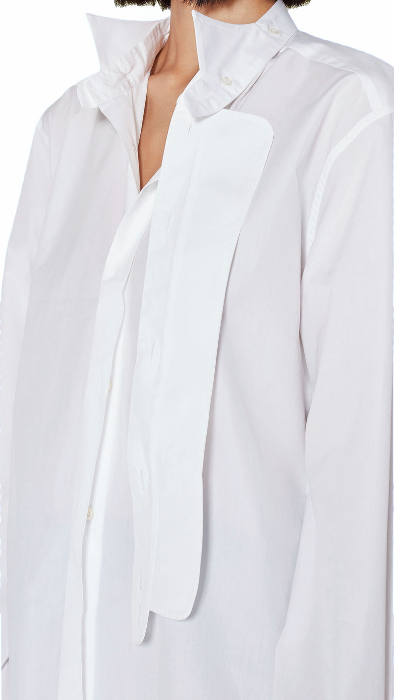 Palladio Shirt Women White, detail – POAN