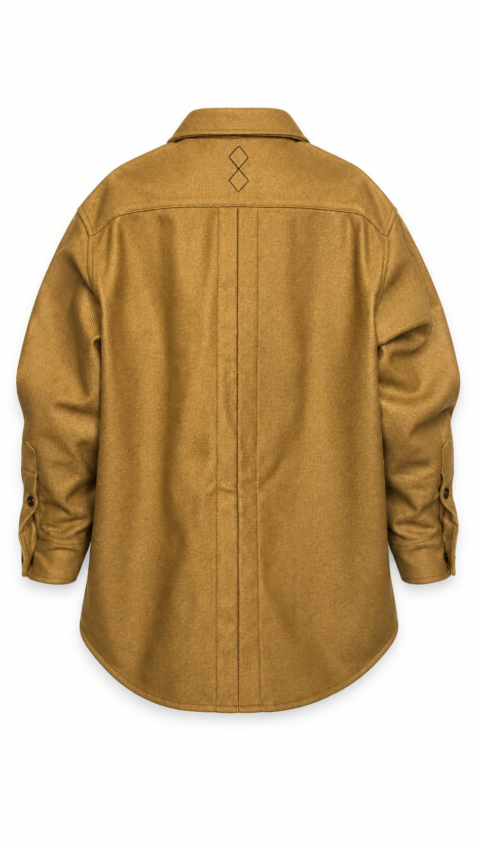 Paul Shirt Gabardine Tobacco Men