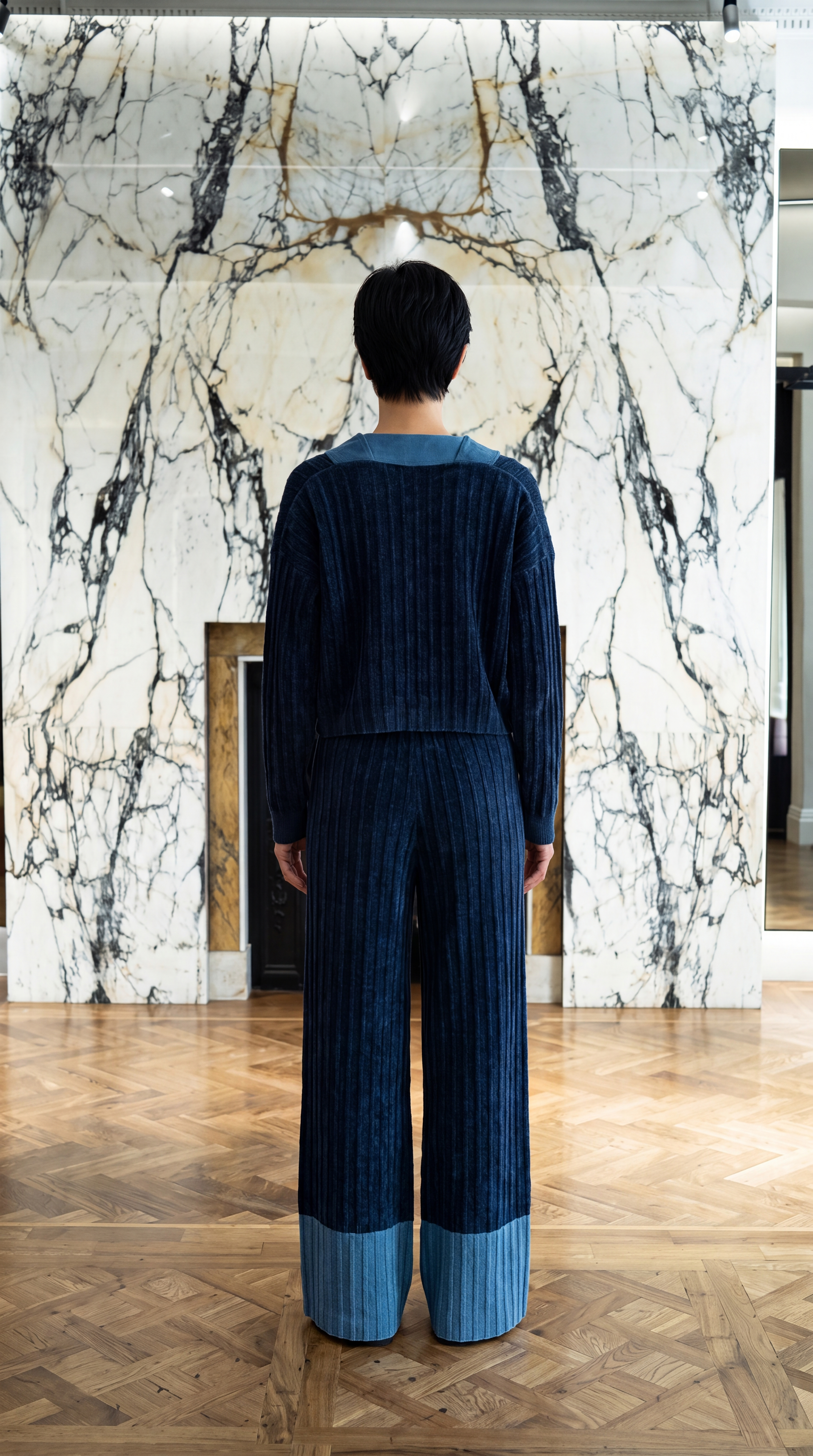 Elva Knitted Pants Women Chenille