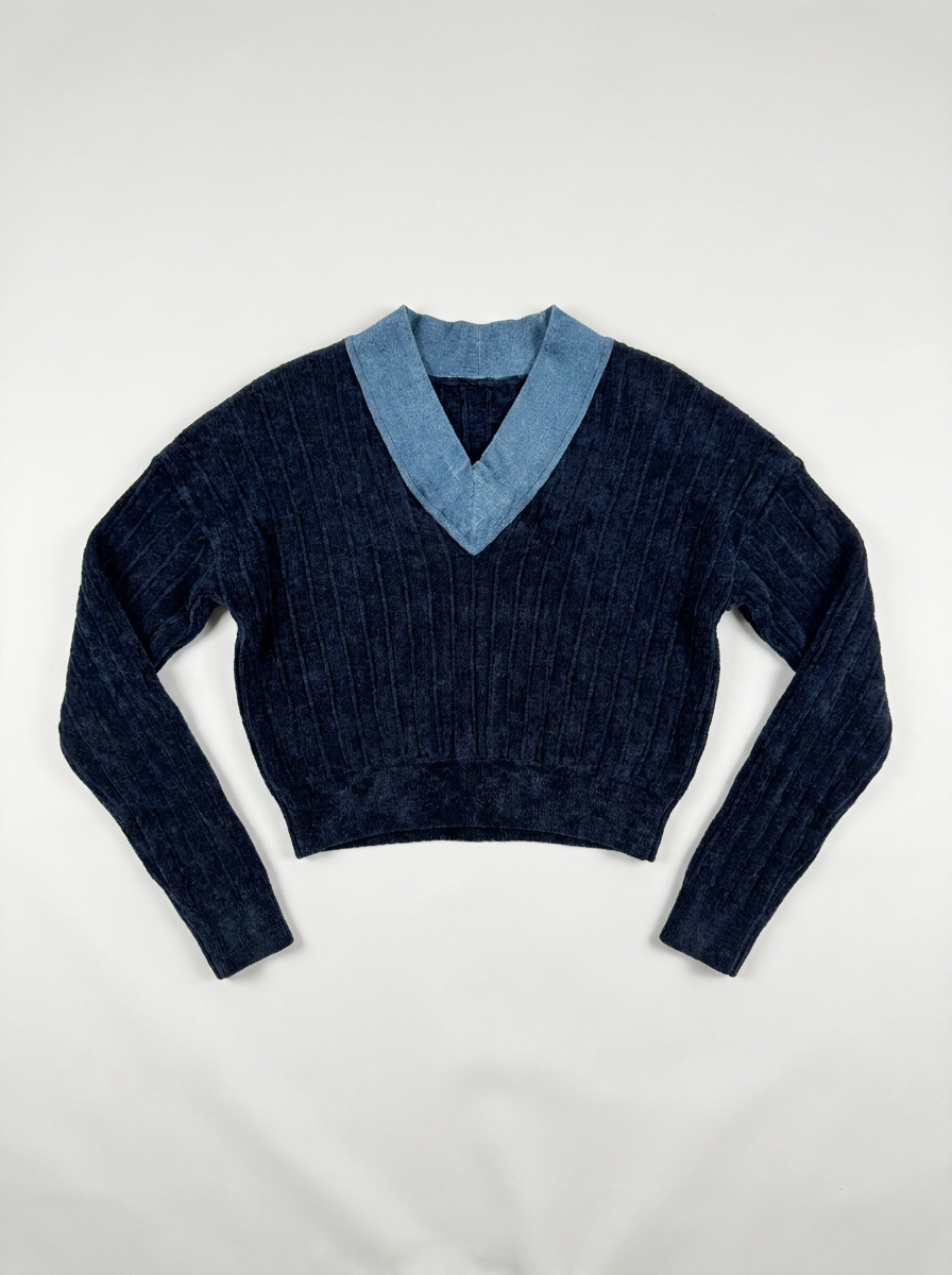 Pete Vneck Pullover Men Chenille