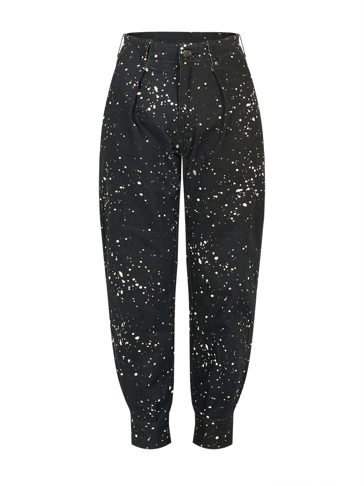 Peter Digital Denim Trousers Black