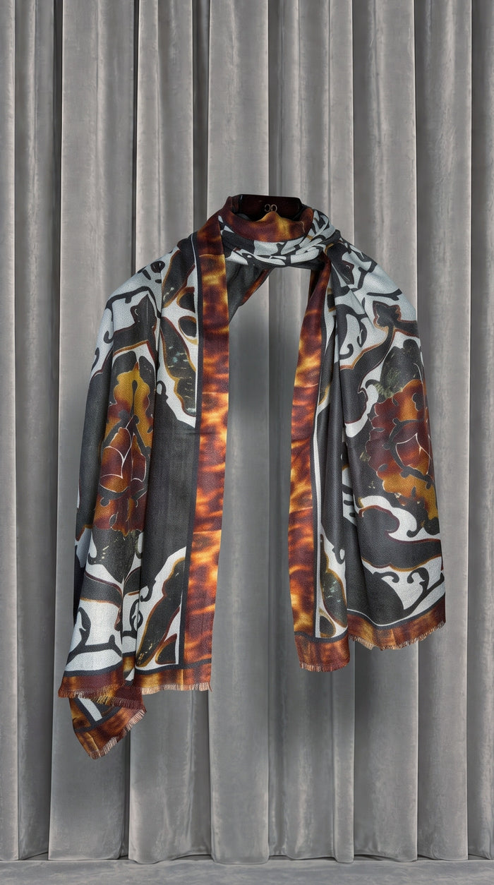 Pomegranate Cashmere Scarf – product