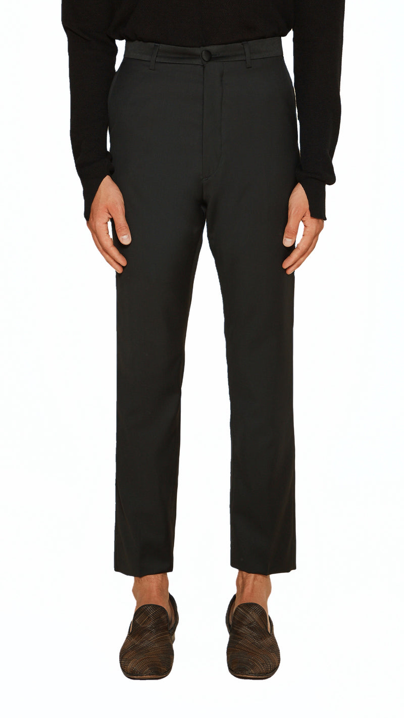 Prince Smoking Trousers Men Black, detail – POAN