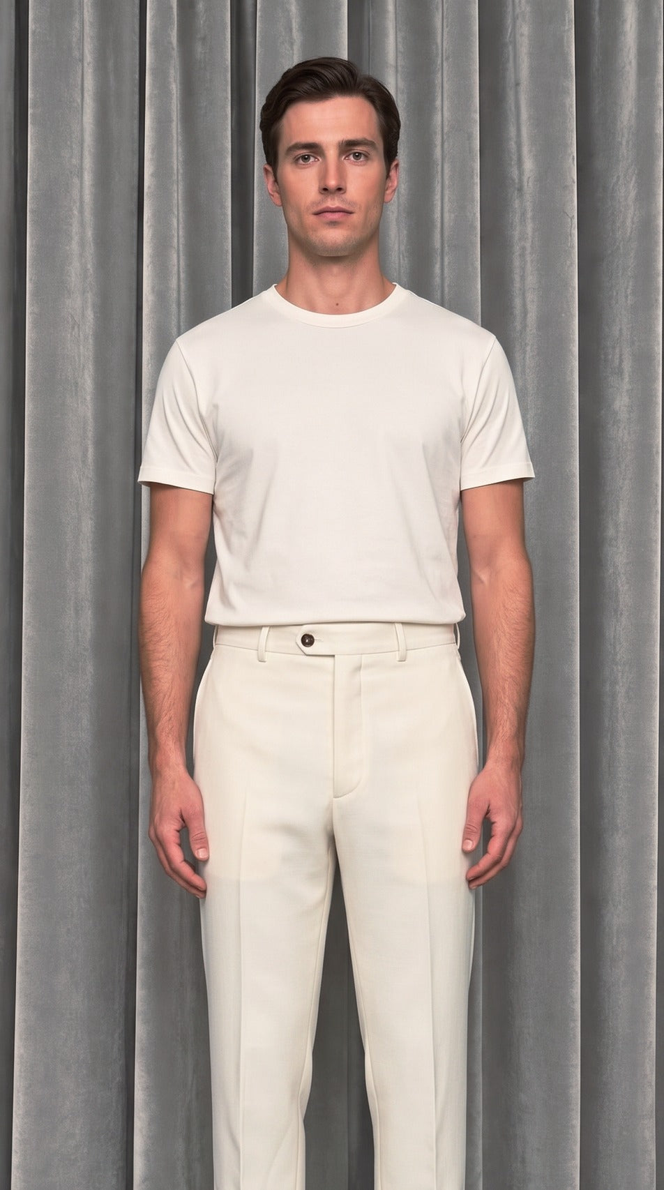 Prince Trousers Ivory – detail