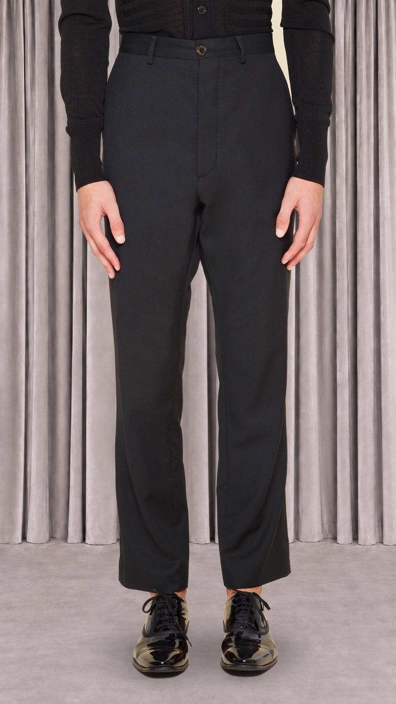Prince Trousers Men Black, detail – POAN