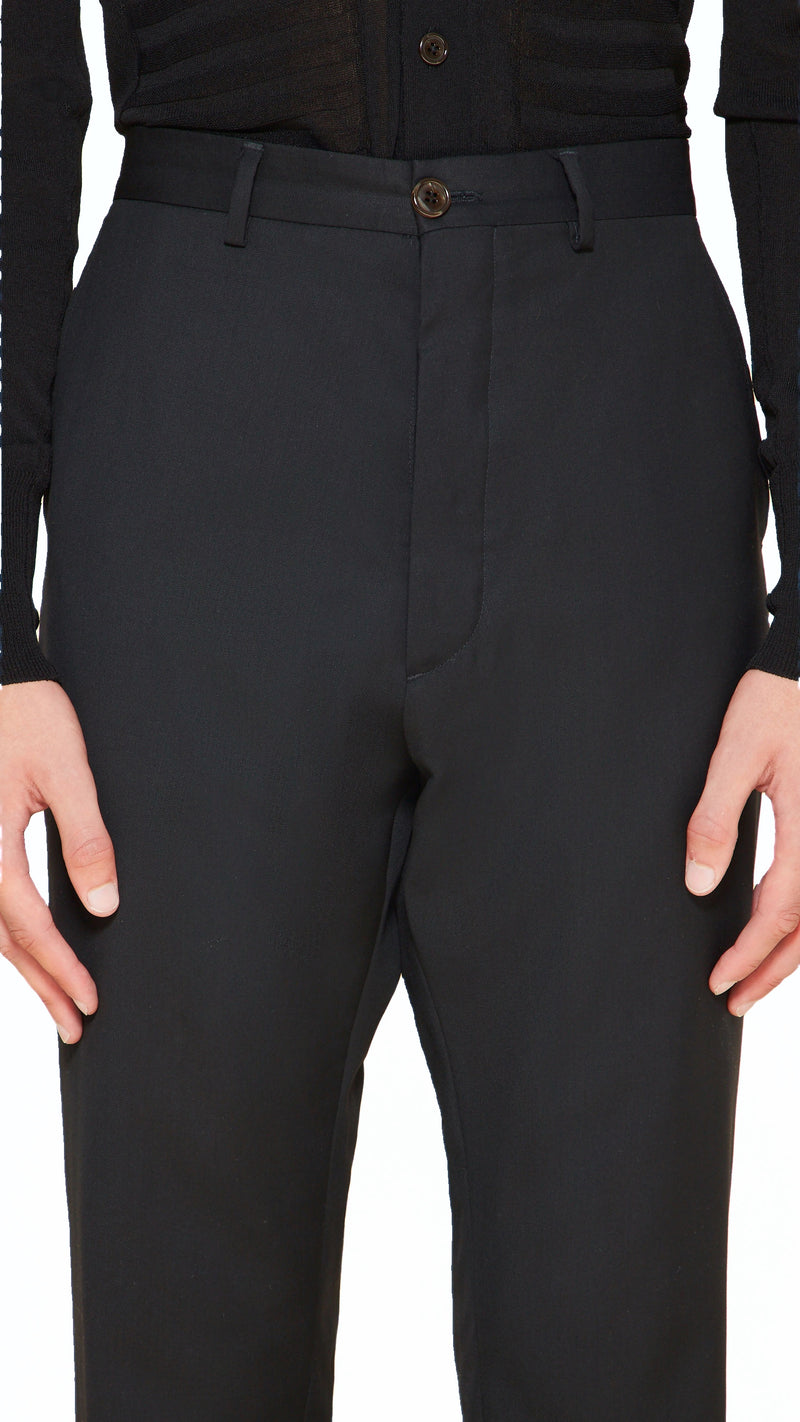 Prince Trousers Men Black, detail – POAN