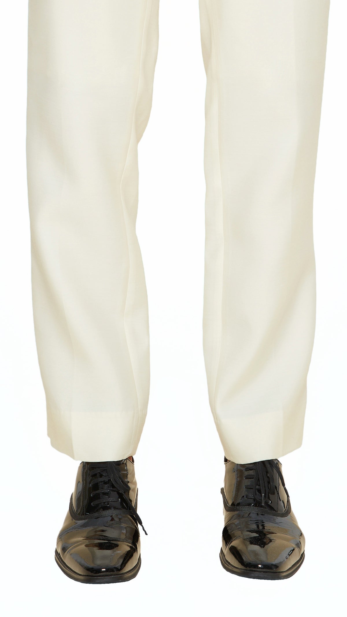 Prince Trousers Men Ivory, detail – POAN