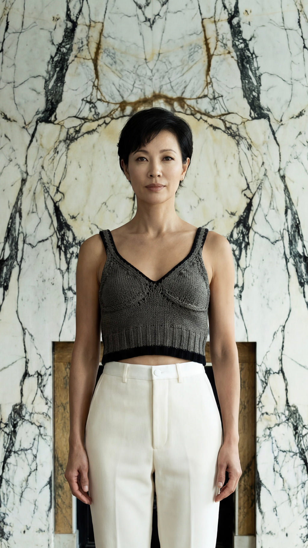 Elodie Knitted Top Women Plume