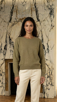Roberto Crewneck Jumper Women Menta